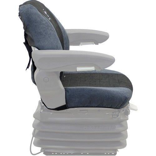 Grammer Seat & Backrest Cover Kit - Gray Cloth