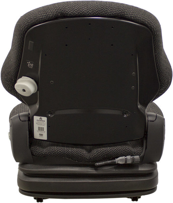 Cub Cadet Lawn Mower Replacement Seat & Air Suspension - Fits Various Models - Black Cloth