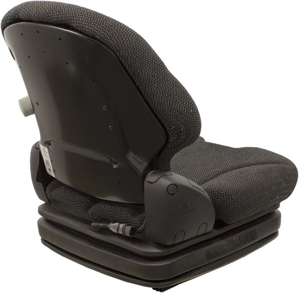 Cub Cadet Lawn Mower Replacement Seat & Air Suspension - Fits Various Models - Black Cloth