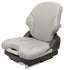 Ferris Lawn Mower Replacement Seat & Mechanical Suspension - Fits Various Models - Gray Vinyl