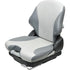 Bobcat Skid Steer Replacement Seat & Mechanical Suspension - Fits Various Models - Two-Tone Gray Vinyl