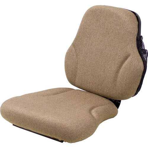 John Deere 7020-9000T Series Tractor and Sprayer Replacement Instructional Seat - Fits Various Models - Brown Cloth