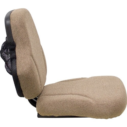 John Deere 7020-9000T Series Tractor and Sprayer Replacement Instructional Seat - Fits Various Models - Brown Cloth