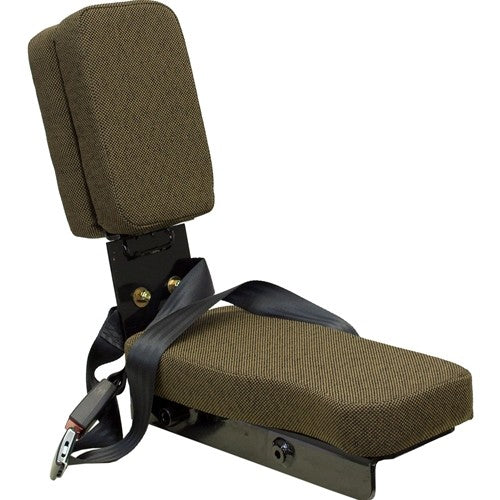 John Deere Tractor/Combine/Cotton Picker Sound-Gard™ Instructional Seat - Fits Various Models - Brown Cloth