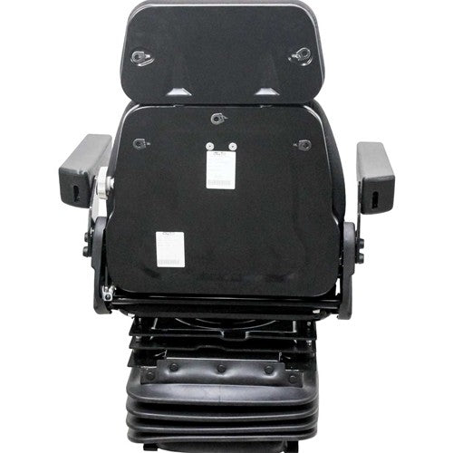 AGCO DT, LT, and RT Series Tractor Seat & Mechanical Suspension - Fits Various Models - Black Cloth
