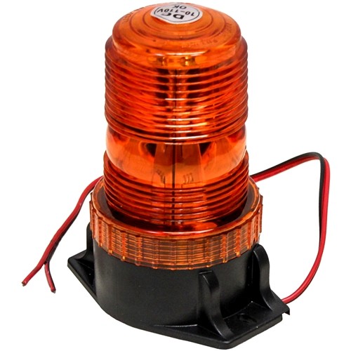 LED Amber Warning Beacon Light with Fixed Mount