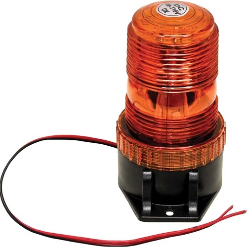 LED Amber Warning Beacon Light with Fixed Mount