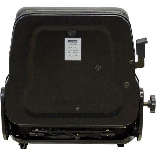 Bomag Roller Replacement Seat & Mechanical Semi-Suspension - Fits Various Models - Black Vinyl