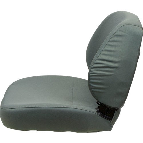 Case Tractor Replacement Seat Assembly - Fits Various Models - Gray Cloth