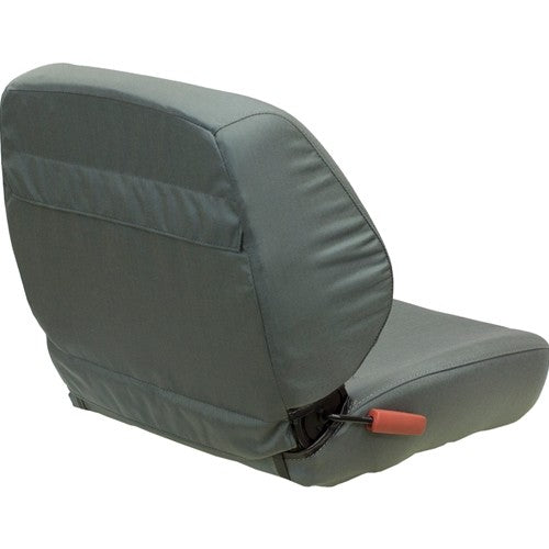 Case Tractor Replacement Seat Assembly - Fits Various Models - Gray Cloth