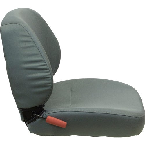 Case Tractor Replacement Seat Assembly - Fits Various Models - Gray Cloth