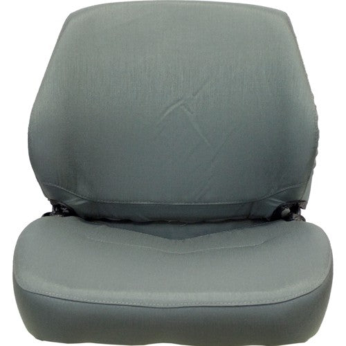 Case Tractor Replacement Seat Assembly - Fits Various Models - Gray Cloth