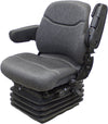 Case IH Tractor Replacement Seat & Air Suspension - Fits Various Models - Gray Cloth