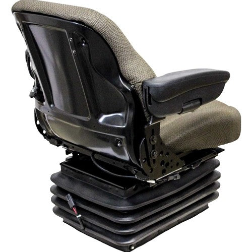 Case IH Tractor Seat & Air Suspension - Fits Various Models - Brown Cloth
