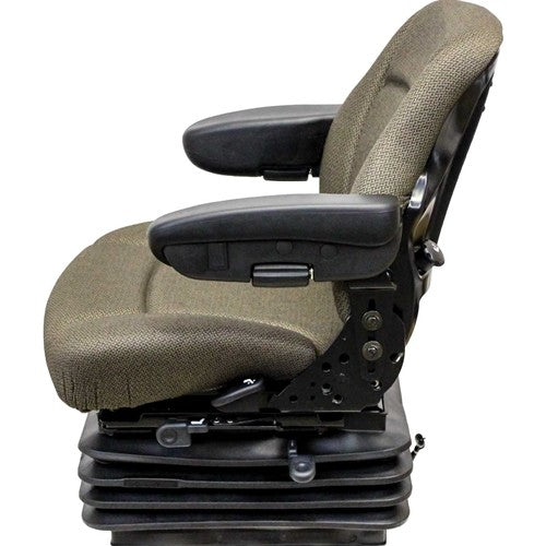 JLG 4017 Telehandler Seat & Air Suspension - Brown Cloth