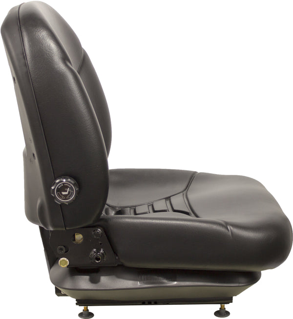 Husqvarna PZ6029 Lawn Mower Seat & Mechanical Suspension - Black Vinyl