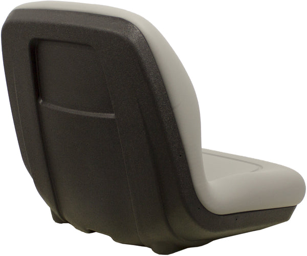 Motrec E330 Utility Vehicle Bucket Seat - Gray Vinyl
