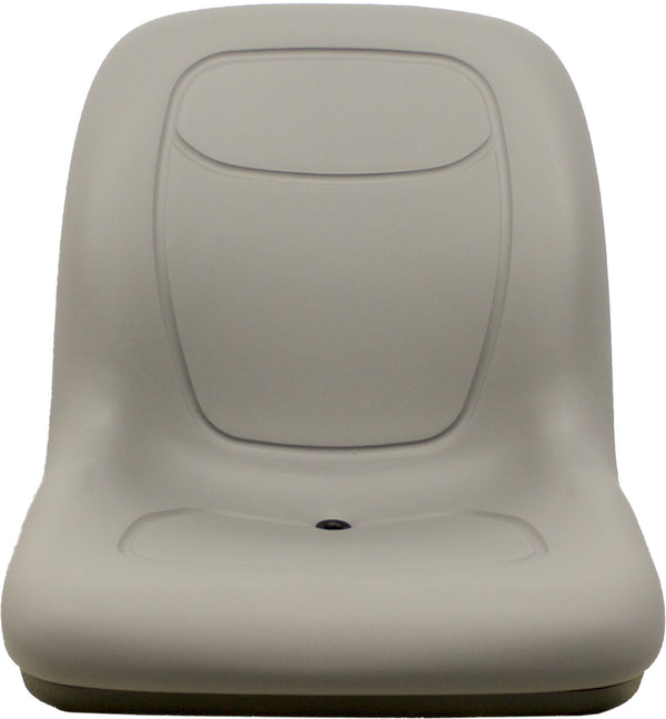 New Holland Compact Tractor Bucket Seat - Fits Various Models - Gray Vinyl