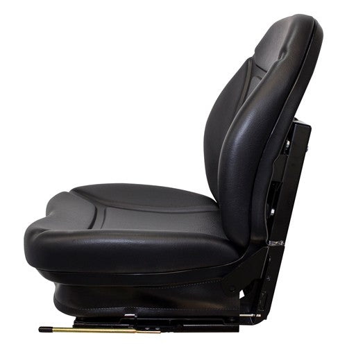 Volvo SD45D Roller/Compactor Replacement Seat & Mechanical Suspension - Black Vinyl