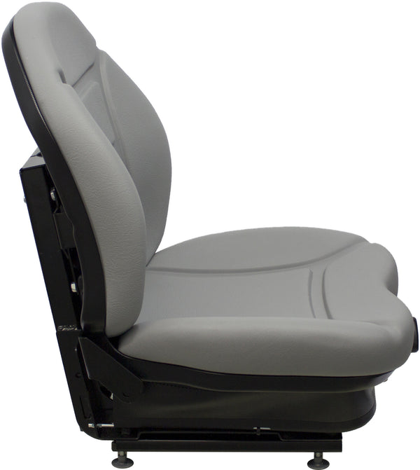 Dynapac CC122 Roller Replacement Seat & Mechanical Suspension - Gray Vinyl