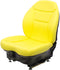 Gravely Lawn Mower Replacement Seat & Mechanical Suspension - Fits Various Models - Yellow Vinyl