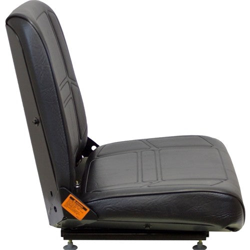 Terramite T5C Loader/Backhoe Replacement Seat Assembly - Black Vinyl