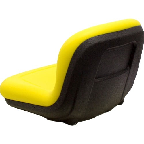 AGCO Lawn Mower Replacement Bucket Seat - Fits Various Models - Yellow Vinyl