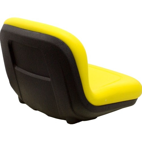 AGCO Lawn Mower Replacement Bucket Seat - Fits Various Models - Yellow Vinyl