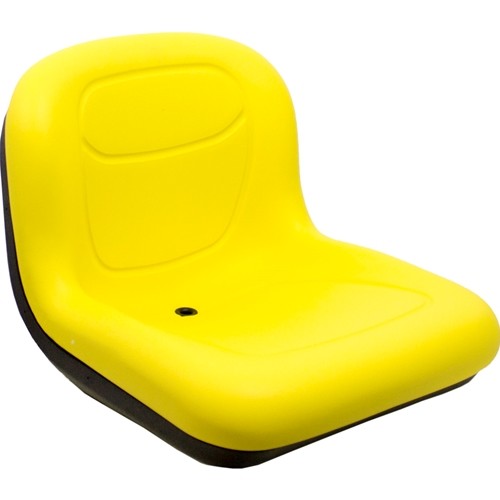 AGCO Lawn Mower Replacement Bucket Seat - Fits Various Models - Yellow Vinyl