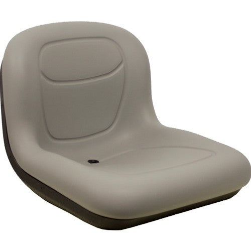 Dixon Lawn Mower Replacement Bucket Seat - Fits Various Models - Gray Vinyl