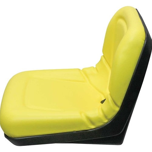 John Deere Lawn Mower Replacement Bucket Seat - Fits Various Models - Yellow Vinyl
