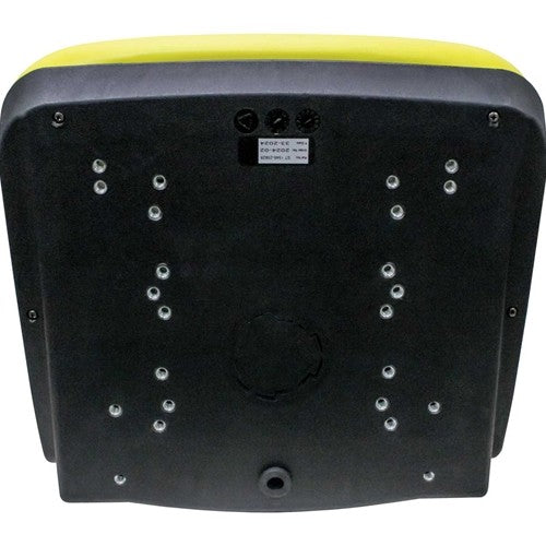 John Deere Lawn Mower Replacement Bucket Seat - Fits Various Models - Yellow Vinyl