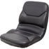 Taylor-Dunn Tow Tractor Replacement Seat Assembly - Fits Various Models - Black Vinyl