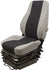 Caterpillar Wheel Loader Replacement Seat & Air Suspension - Fits Various Models - Gray Cloth