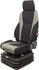 Caterpillar Rigid Dump Truck Replacement Seat & Air Suspension - Fits Various Models - Gray Cloth