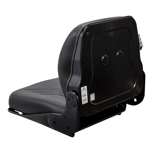 Bobcat Excavator Seat & Semi-Suspension - Fits Various Models - Black Vinyl