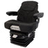 Bobcat Telehandler Replacement Seat & Air Suspension - Fits Various Models - Black/Gray Cloth