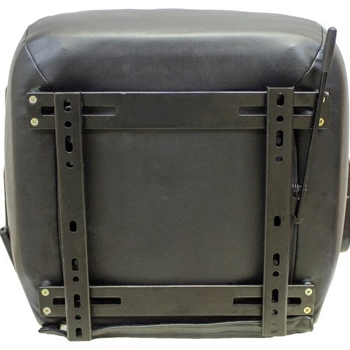 Land Pride Lawn Mower Seat Assembly w/Arms - Fits Various Models - Black Vinyl