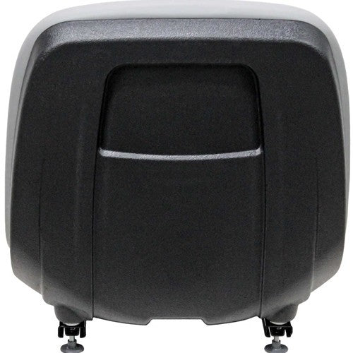 Ford Loader/Backhoe Replacement Bucket Seat - Fits Various Models - Gray Vinyl