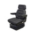 Case Roller Seat & Air Suspension - Fits Various Models - Black Cloth