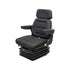 Case Roller Replacement Seat & Air Suspension - Fits Various Models - Black Cloth