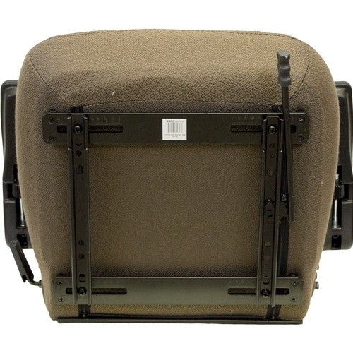 Case Wheel Loader Replacement Seat Assembly - Fits Various Models - Brown Cloth