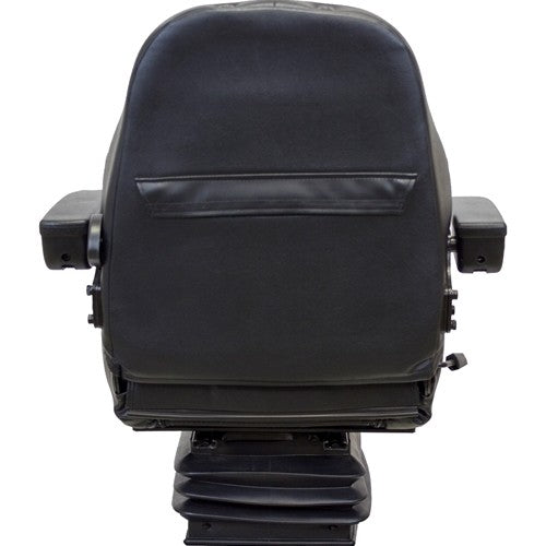 International Harvester 06-66 Series Tractor Replacement Seat & Mechanical Suspension - Fits Various Models - Black Vinyl