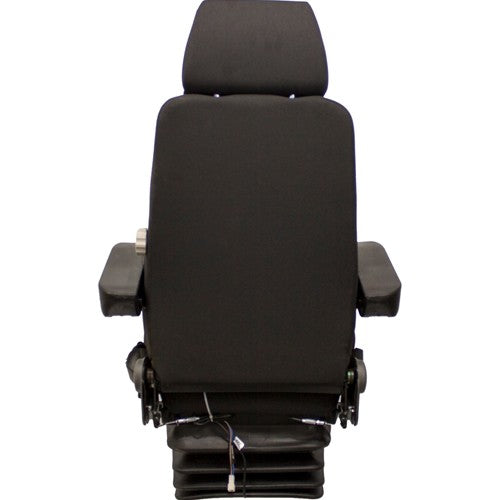 Case CX-D Series Excavator Replacement Seat & Air Suspension - Fits Various Models - Black Cloth