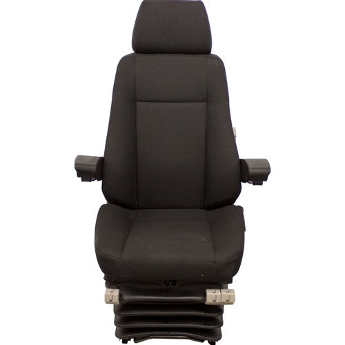 Case CX-D Series Excavator Replacement Seat & Air Suspension - Fits Various Models - Black Cloth