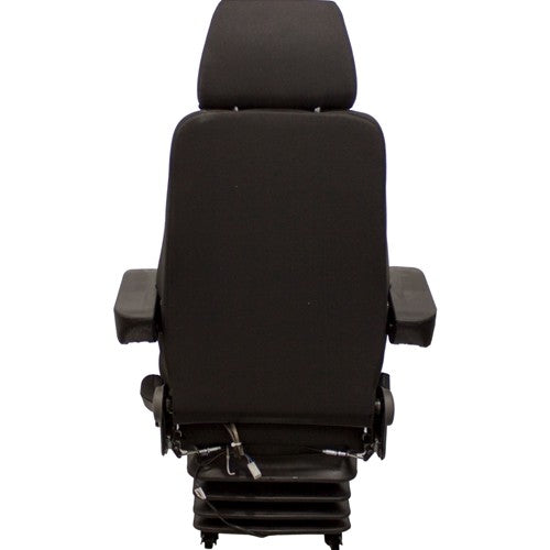 Case CX-D Series Excavator Replacement Seat & Air Suspension - Fits Various Models - Black Cloth