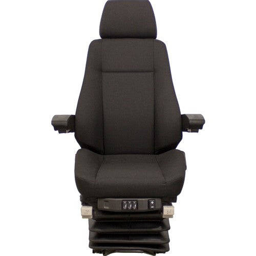 Case CX-D Series Excavator Replacement Seat & Air Suspension - Fits Various Models - Black Cloth