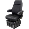 Case F Series Wheel Loader Replacement Seat & Air Suspension - Fits Various Models - Gray Cloth