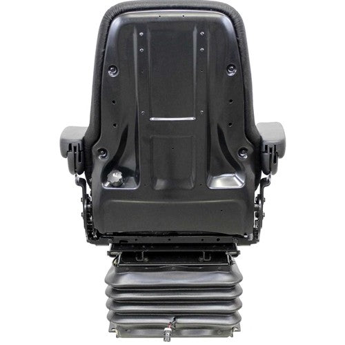 Case F Series Wheel Loader Replacement Seat & Air Suspension - Fits Various Models - Gray Cloth