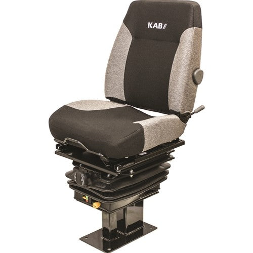 Caterpillar 416-450 Series Loader/Backhoe Replacement Seat & Mechanical Suspension Kit - Fits Various Models - Gray Cloth